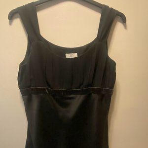 LOFT | satin and velvet camisole/tank top | size 12